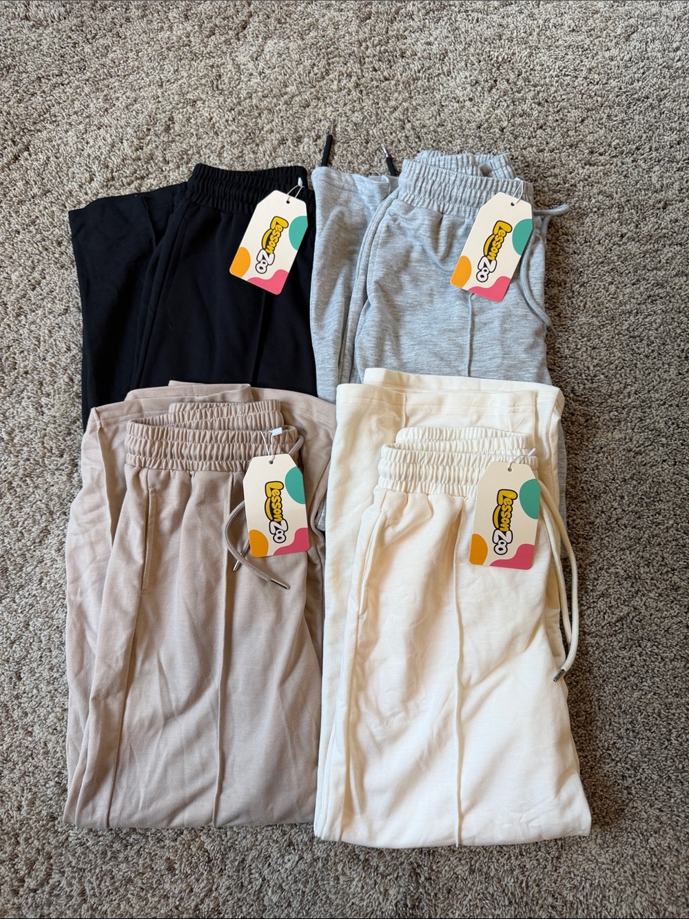 Youth Lesson Zoo Sweatpants Set of 4 NWT